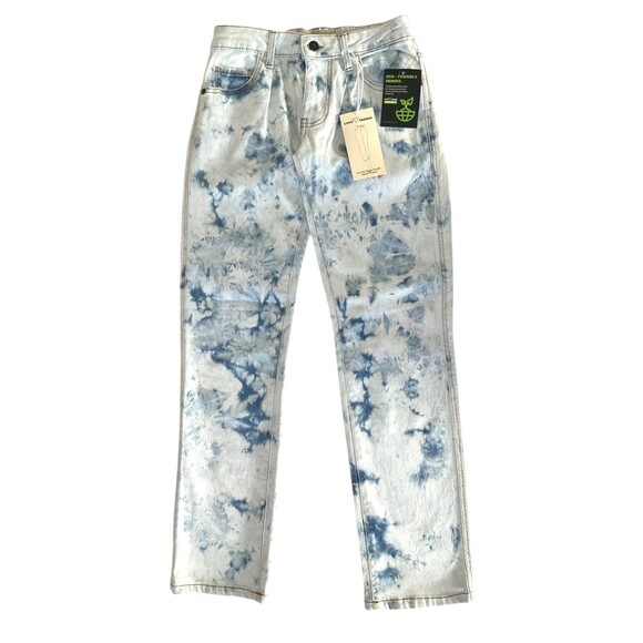 Love Trends Junior's Low Rise Baggy Straight Dad Fit Jeans w/Pleat Size 5 - Picture 1 of 7